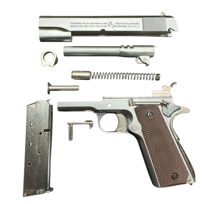 1:3 Scale Model 1911 Replica Keychain – Metal Miniature