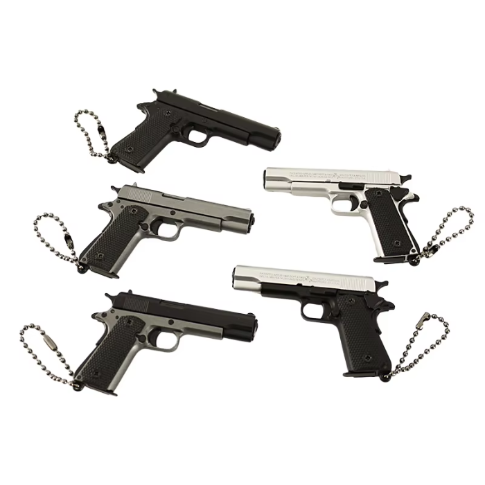 1:3 Scale Model 1911 Replica Keychain – Metal Miniature