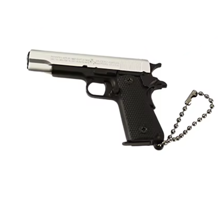 1:3 Scale Model 1911 Replica Keychain – Metal Miniature